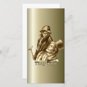 ボブクラチットとティムクリスマスカロル シーズンカード (正面/裏面)