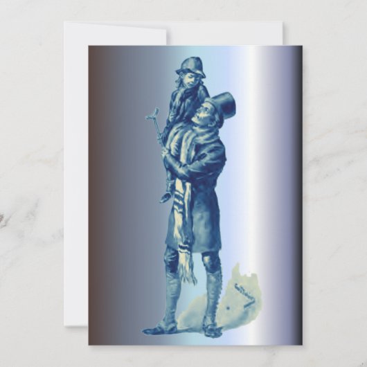 ボブクラチット保持チニーティムクリスマスカロル シーズンカード (正面)