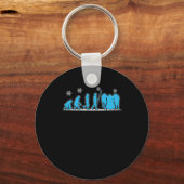 ボブスレエボ冬スポーツファンギフト キーホルダー (正面)