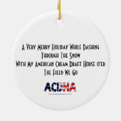 ボブスレーの乗車のオーナメント セラミックオーナメント (裏面)