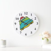 ボブスレー ラージ壁時計 (ホーム)