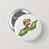 ボブスレー 缶バッジ (正面&裏面)