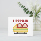 ボブスレーTシャツとギフト ポストカード (スタンド正面)