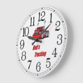 ボブトラック ラージ壁時計 (傾斜)