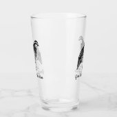 ボブパーソナライズされたホワイトウワイルファーム タンブラーグラス (左)