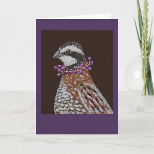 ボブホワイトのグリーティングカードをロビー カード (正面)