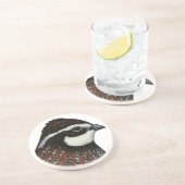 ボブホワイトウズラ頭 コースター (側面)