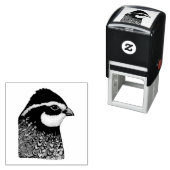 ボブホワイトウズラ頭 セルフインキングスタンプ (インサイチュ)