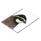 ボブホワイトウズラ頭 ノートブック (左側)