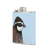 ボブホワイトウズラ頭 フラスク (左)