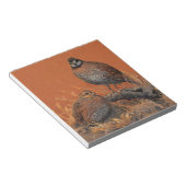 ボブホワイトウワイル(ジョージア、ミズーリおよびテネシー) ノートパッド (アングル)