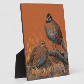 ボブホワイトウワイル（ジョージア、ミズーリおよびテネシー） フォトプラーク (側面)