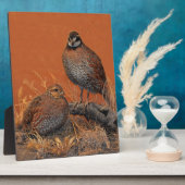 ボブホワイトウワイル（ジョージア、ミズーリおよびテネシー） フォトプラーク (側面)