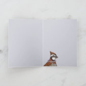 ボブホワイトカードをベイリーする カード (内部)