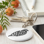 ボブホワイトキーチェーン キーホルダー (側面)