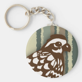 ボブホワイトキーチェーン キーホルダー