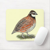 ボブホワイトクワールルースター マウスパッド (マウス)