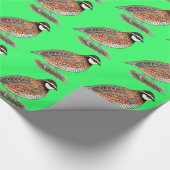 ボブホワイトクワールルースター ラッピングペーパー (角)