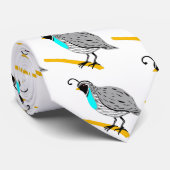 ボブホワイトブルーのスロートウズイルサンダー_コーブ ネクタイ (ロール)