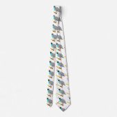 ボブホワイトブルーのスロートウズイルサンダー_コーブ ネクタイ (裏面)