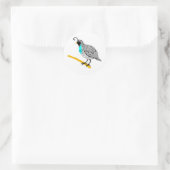 ボブホワイトブルーのスロートウズイルサンダー_コーブ ラウンドシール (バッグ)