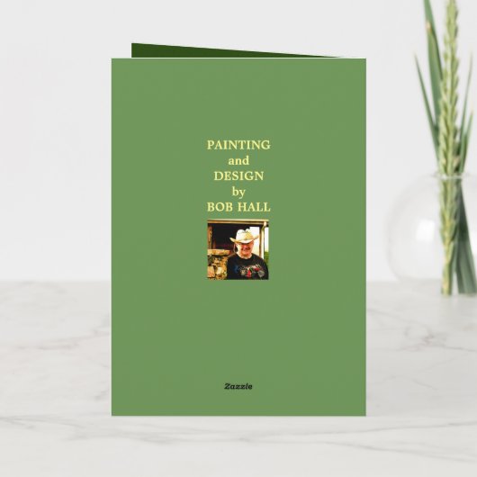 ボブホールによって百万枚のカードを、感謝していしています サンキューカード (裏面)