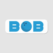 ボブボーリング 名札 (正面)