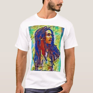 ボブマーリーピクセルシャツ Tシャツ