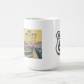 ボブミラーのレストランのルート66の郵便はがきのマグ コーヒーマグカップ (中央)