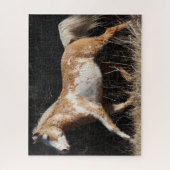 ボブラングリシュバシュキールカーリーホーススタリオン歩く ジグソーパズル (縦)