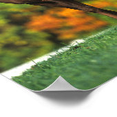 ボブラングリシュロッキーマウンテンホーススタンディングオータム ポスター (角)