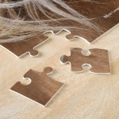 ボブラングリシュ |アラブのスタリオンヘッドショットマネ流れ ジグソーパズル (側面)