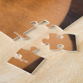 ボブラングリシュ |グレーアラブヘッドショット夕べライト ジグソーパズル (側面)