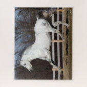 ボブラングリシュ |グレー・アンダルシアン・スタランニングリオン ジグソーパズル (縦)