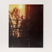 ボブラングリシュ |チンコテハーグの夕日 ジグソーパズル (縦)