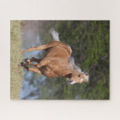 ボブラングリシュ |パロミノクォーターホースランニングズ ジグソーパズル (横)