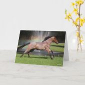 ボブラングリシュ |マンガラルガホースランニングズレインボー カード (黄色い花)