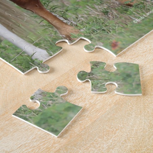 ボブラングリシュ |一緒に立つ3つのポニー ジグソーパズル (側面)