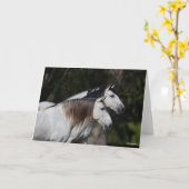 ボブラングリシュ |二人のアンダルシア人が共に立つ カード (黄色い花)