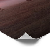 ボブラングリシュ |日の出でアラブの馬が放牧 ポスター (角)