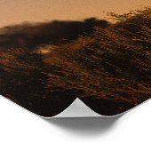 ボブラングリシュ |日没に立つアラブ ポスター (角)