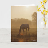 ボブラングリシュ |日没のアラブの放牧 カード (黄色い花)