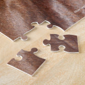 ボブラングリシュ |栗のアラブスタリオンヘッドショット ジグソーパズル (側面)