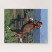 ボブラングリシュ |栗アラブスタリオンの飼育 ジグソーパズル (横)