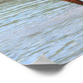 ボブラングリシュ |水中に立つアラブスタリオン ポスター (角)