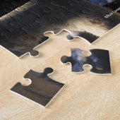 ボブラングリシュ |雪の中の馬と猫 ジグソーパズル (側面)