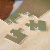 ボブラングリシュ |馬絵を描のヘッドショット ジグソーパズル (側面)