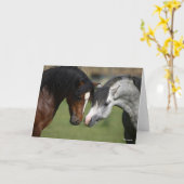 ボブラングリシュ | 2つのウェールズのポニー会議 カード (黄色い花)