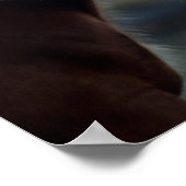 ボブラングリシュ | 2つのClydesdale Horsesヘッドショット ポスター (角)