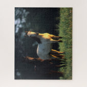 ボブラングリシュ | 2つのKiger Mustangsが立っている ジグソーパズル (縦)